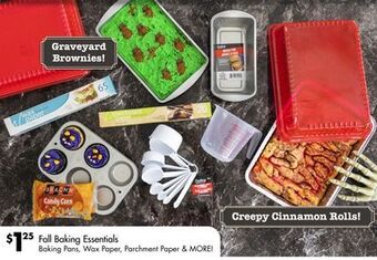 Dollar Tree Fall baking essentials offer