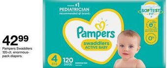 Target Pampers swaddlers offer