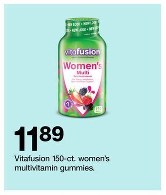 Target Vitafusion 150-ct. women's multivitamin gummies offer