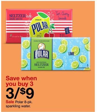Target Polar 8-pk. sparkling water offer