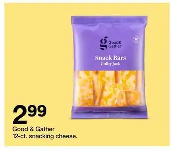 Target Good & gather 12-ct. snacking cheese offer