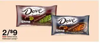 Target Dove halloween candy.** offer