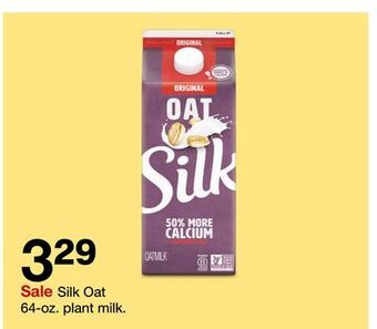 Target Silk oat 64 - oz. plant milk offer