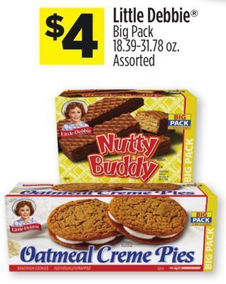 Dollar General Little debbie® big pack offer