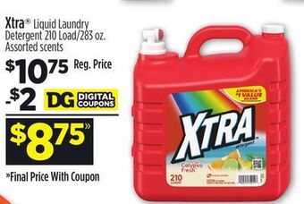 Dollar General Xtra® liquid laundry detergent offer