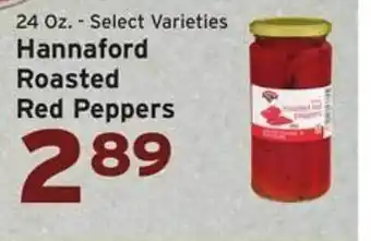 Hannaford Hannaford roasted red peppers offer