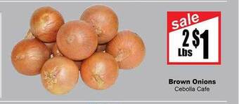Rancho Markets Brown onions offer