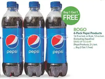 Publix Pepsi Products 6-Pack offer