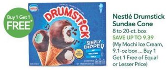 Publix Nestle Drumstick Sundae Cone offer