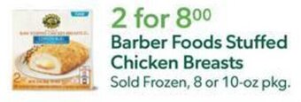 Publix Barber Foods Stuffed Chicken Breasts offer