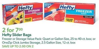 Publix Hefty Slider Bags offer