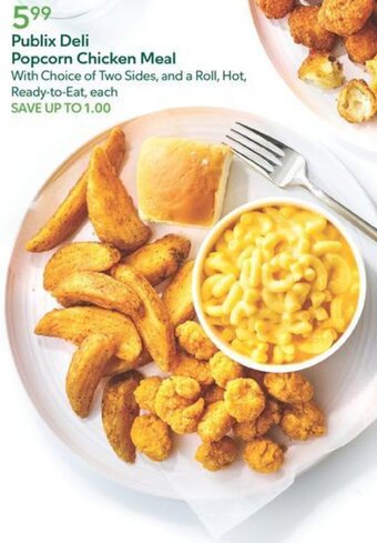 Publix Publix Deli Popcorn Chicken Meal offer
