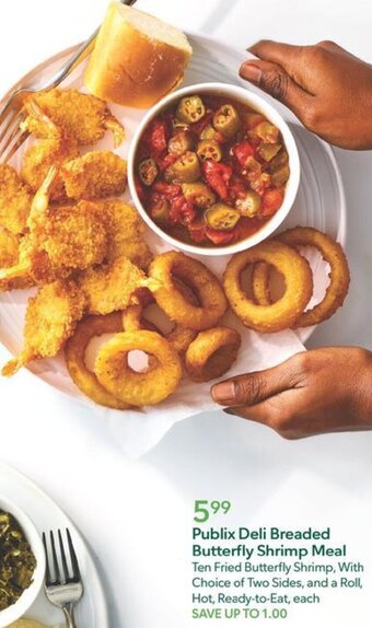 Publix Publix Deli Breaded Butterfly Shrimp Meal offer