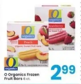 Albertsons O Organics Frozen Fruit Bars offer