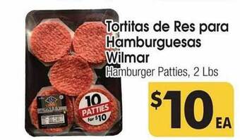 Cardenas Tortitas de res para hamburguesas wilmar offer