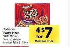 Safeway Totino's party pizza offer