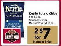 Safeway Kettle potato chips offer