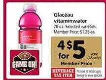 Safeway Glacéau vitaminwater offer