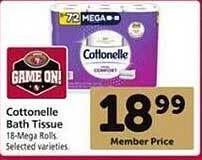 Safeway Cottonelle bath tissue offer