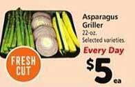 Safeway Asparagus griller offer