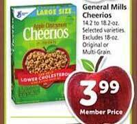 Safeway General mills cheerios offer