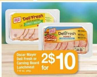 ACME Oscar mayer deli fresh or carving board lunchmeat offer