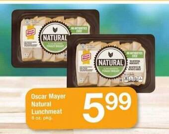ACME Oscar mayer natural lunchmeat offer