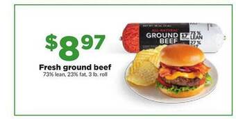 Hy-Vee Fresh ground beef offer