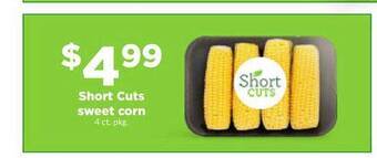 Hy-Vee Short cuts sweet corn offer