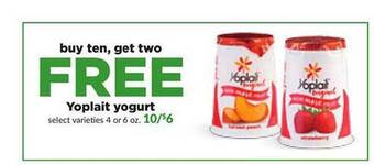Hy-Vee Yoplait yogurt offer