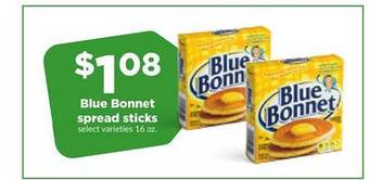 Hy-Vee Blue bonnet spread sticks offer