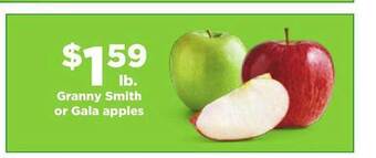 Hy-Vee Granny smith or gala apples offer