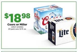Hy-Vee Coors or miller offer
