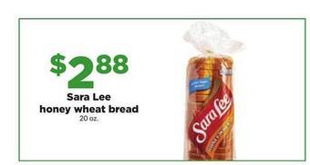Hy-Vee Sara lee honey wheat bread offer