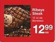 Price Chopper Ribeye steak offer