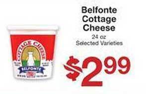 Price Chopper Belfonte cottage cheese offer