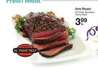 Price Chopper Arm roast offer
