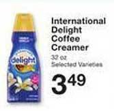 Price Chopper International delight coffee creamer offer