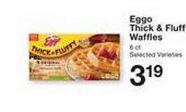Price Chopper Eggo thick & fluffy waffles offer