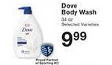 Price Chopper Dove body wash offer