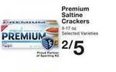 Price Chopper Premium saltine crackers offer