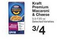 Price Chopper Kraft premium macaroni & cheese offer