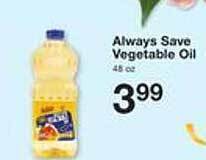 Price Chopper Always save vegetable oil offer