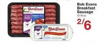 Price Chopper Bob evans breakfast sausage offer