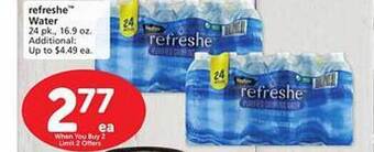 Safeway Refresh water offer