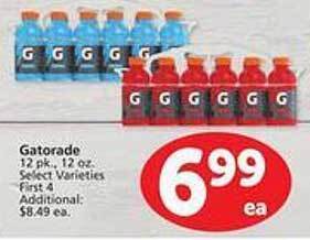 Safeway Gatorade offer
