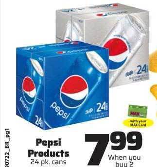 County Market Pepsi products offer