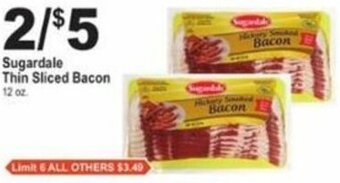 El Rio Grande Sugardale Thin Sliced Bacon offer