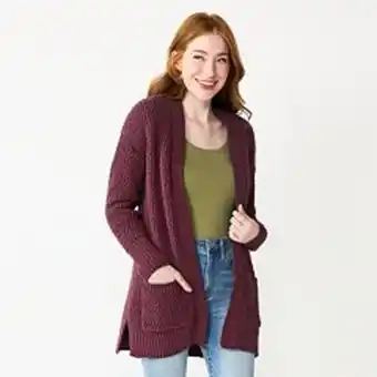 Kohl's Juniors so open stitch chenille cardigan offer