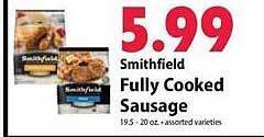 Festival Foods Smithfield fully cooked sausage offer